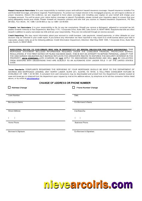 Slovenia Factor banka mortgage statement 3
